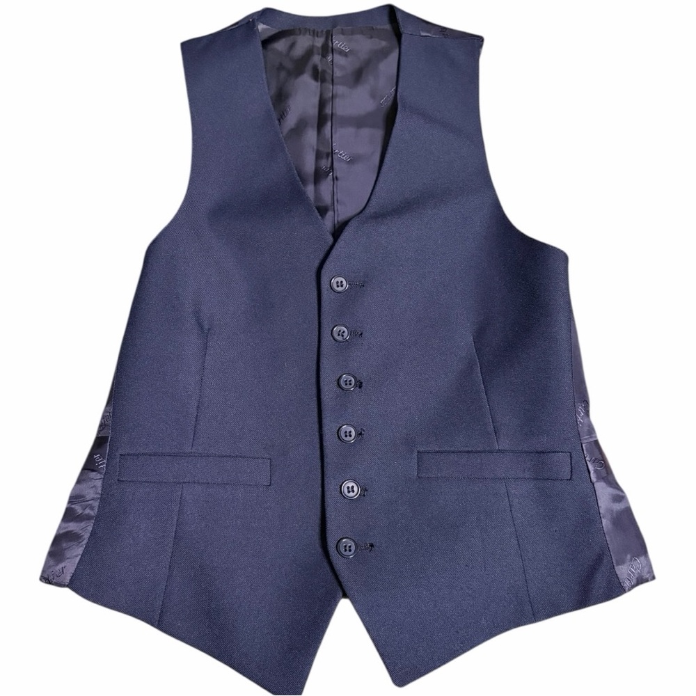 Cartier Sophisticated Navy Suit Vest